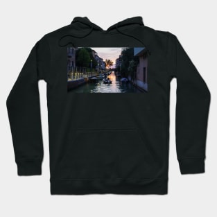 Venetian Romance: A Sunset Over the City of Love Hoodie